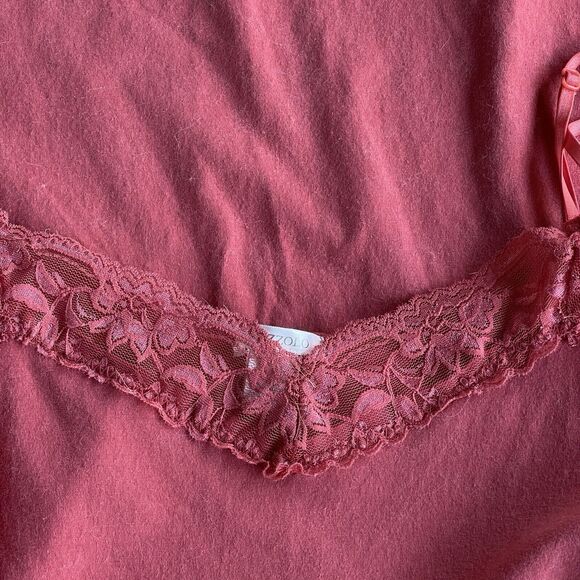 Bozzolo Camisole Tank Top Womens Plus Size 3X Lace Trim Y2K Adjustable Dainty - Picture 4 of 12